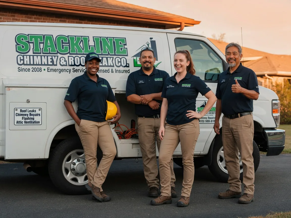Chimney flashing repair company in Lansing, NC